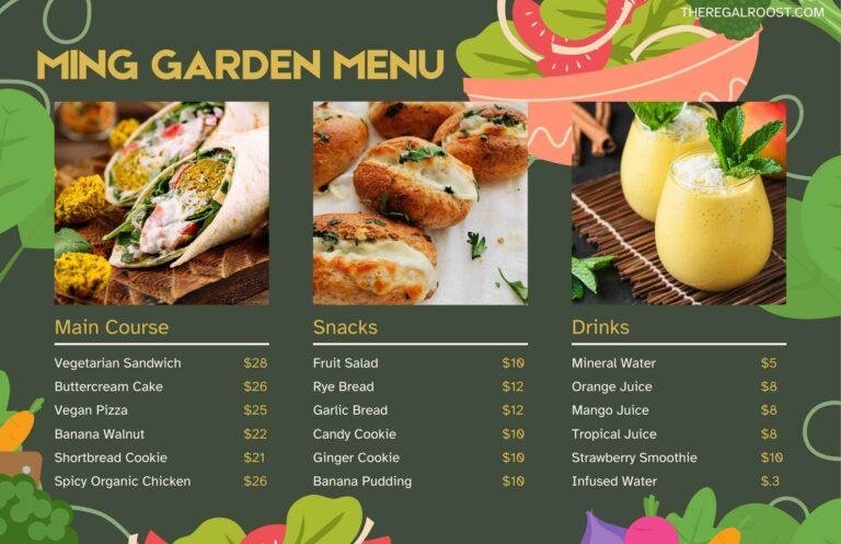 ming garden menu WRITTEN ON MENU IMAGE