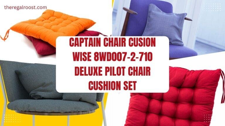 captain chair cushion Wise 8WD007-2-710 deluxe pilot chair cushion set