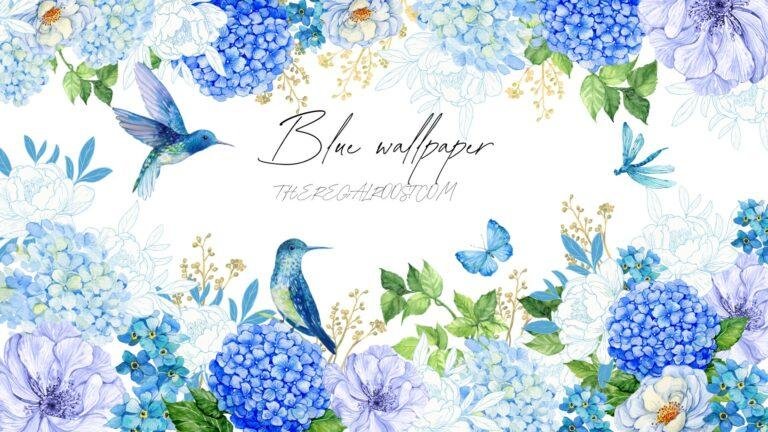 blue wallpaper