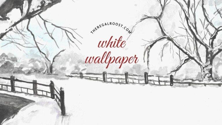 White Wallpaper written on an image